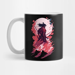 Colorful Chaos Unleashed Shadow Samurai Mug